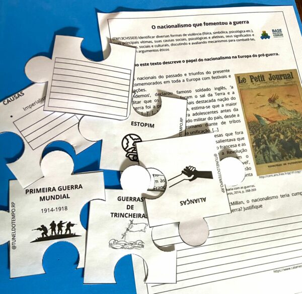 Quebra-cabeça Primeira Guerra - Ensino Médio