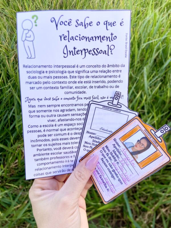 Relacionamento Interpessoal- Projeto de Vida