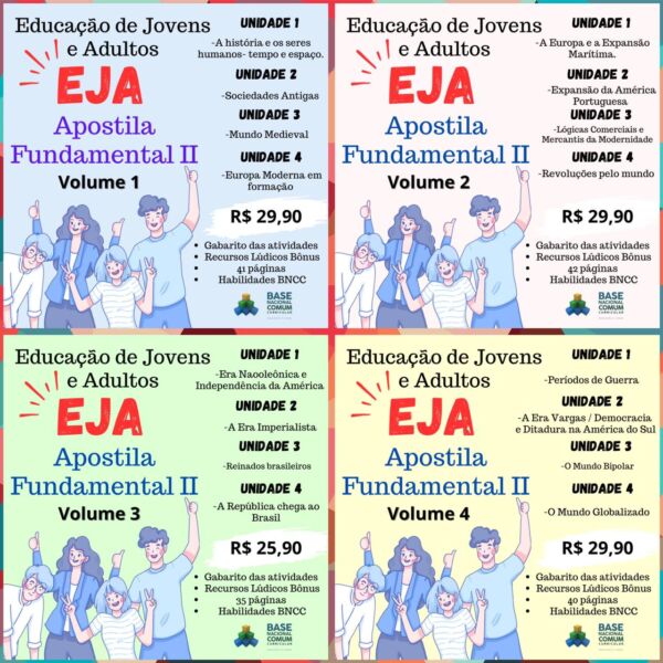 Combo Apostilas EJA