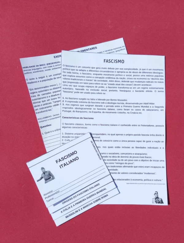 Fascismo Italiano - Ensino Médio