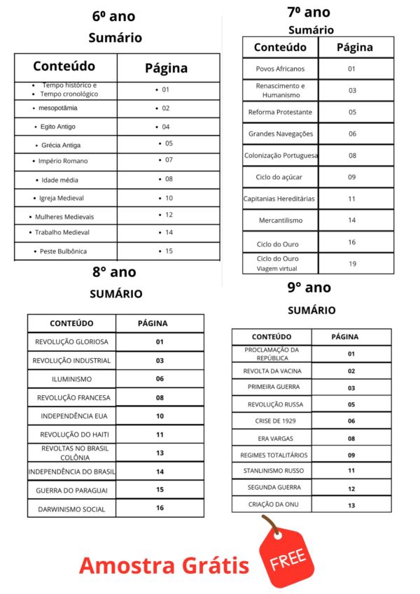 40 Atividades de história 6º ao 9º - Image 2