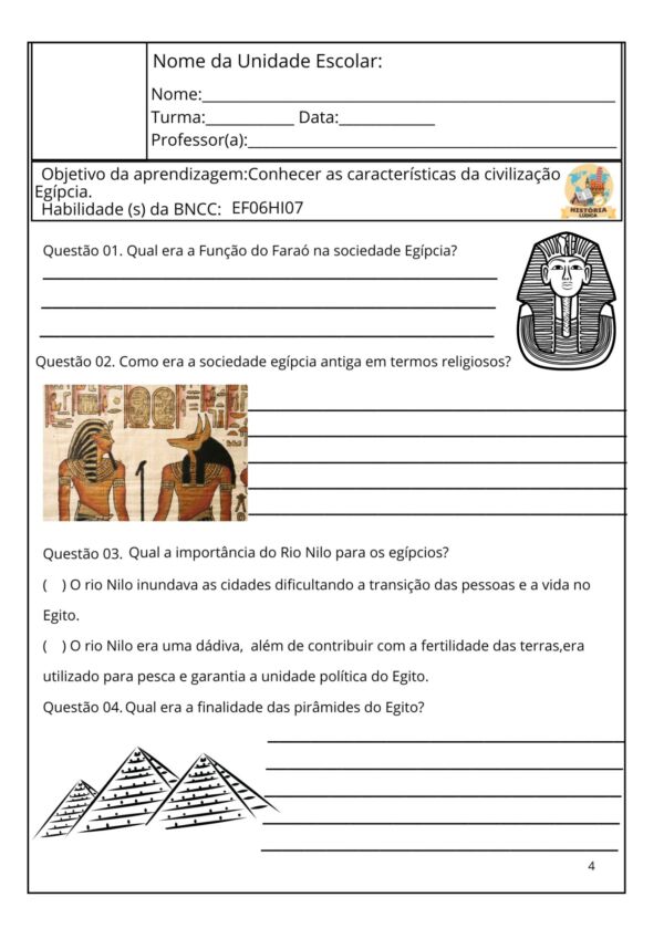 40 Atividades de história 6º ao 9º - Image 6