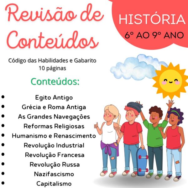Atividades de Revisão de HISTÓRIA