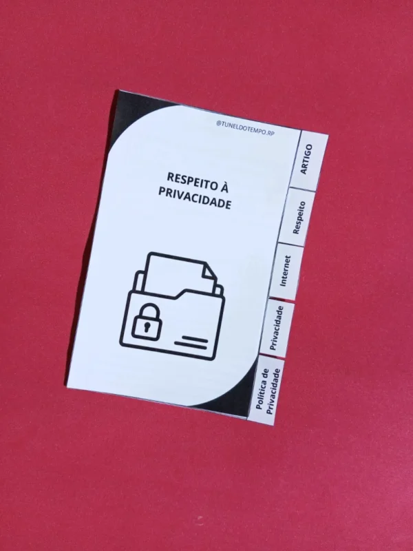 Respeito à privacidade- Projeto de Vida