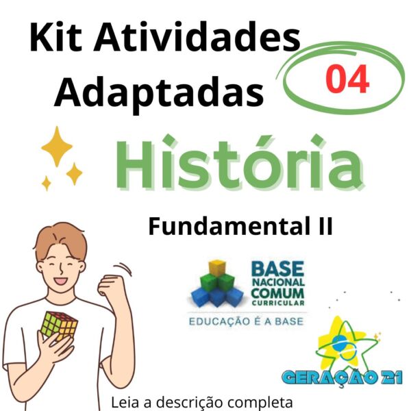 Atividades Adaptadas de HISTÓRIA kit 04