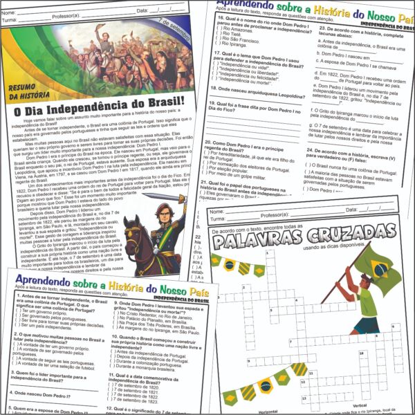 Atividades Independência do Brasil 5º ao 7º ano - Image 4