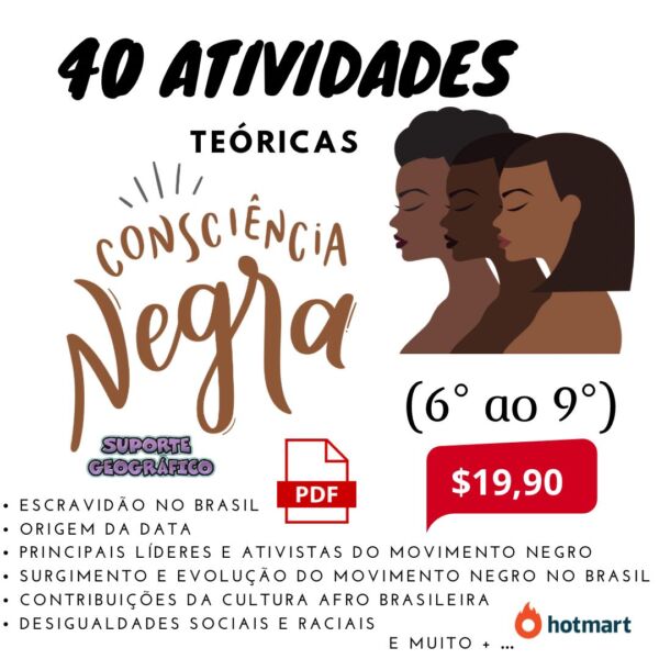 40 atividades Consciência Negra