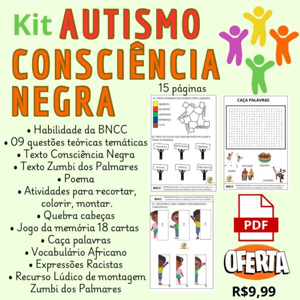 Consciência Negra - AUTISMO 6º ao 9º