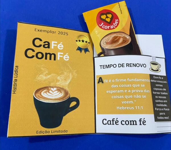 Café com fé - lembrancinha para professores
