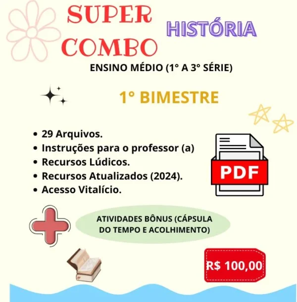Combo ENSINO MÉDIO - 1º Bimestre