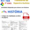 Atividades Autismo 7⁰ ano