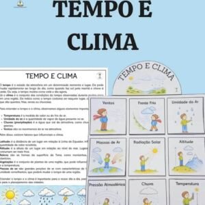 Tempo e Clima – Vocabulário Interativo