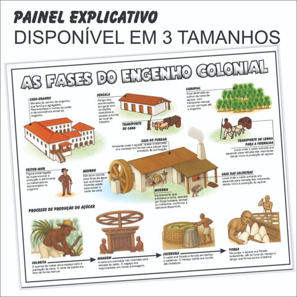 PAINEL - As fases do Engenho Colonial - Image 2