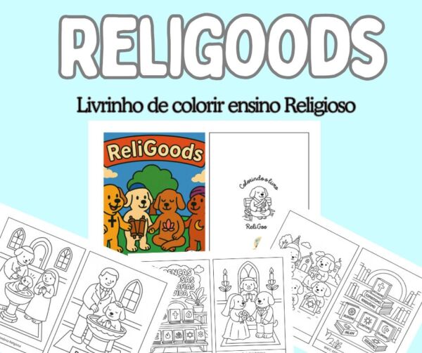 ReliGoods - livrinho de colorir Ensino Religioso