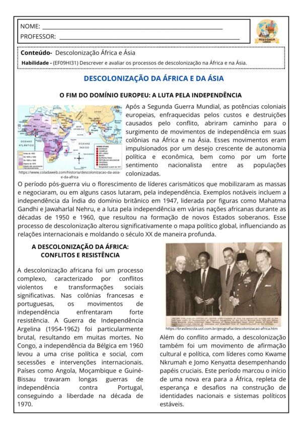 Apostila de História 9⁰ ano - Image 3