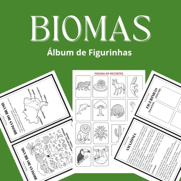 Álbum de Figurinhas – Biomas
