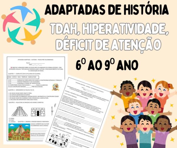 Atividades adaptadas de história FUNDAMENTAL II