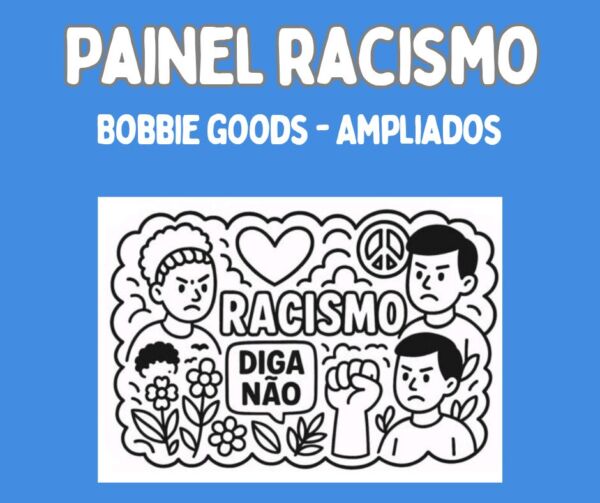 Painel Ampliado para COLORIR CONTRA RACISMO