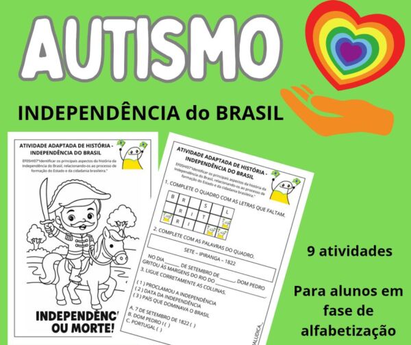 Kit AUTISMO - Independência do Brasil