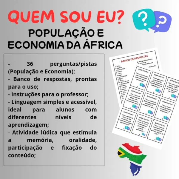 Economia e População da África – Dinâmica