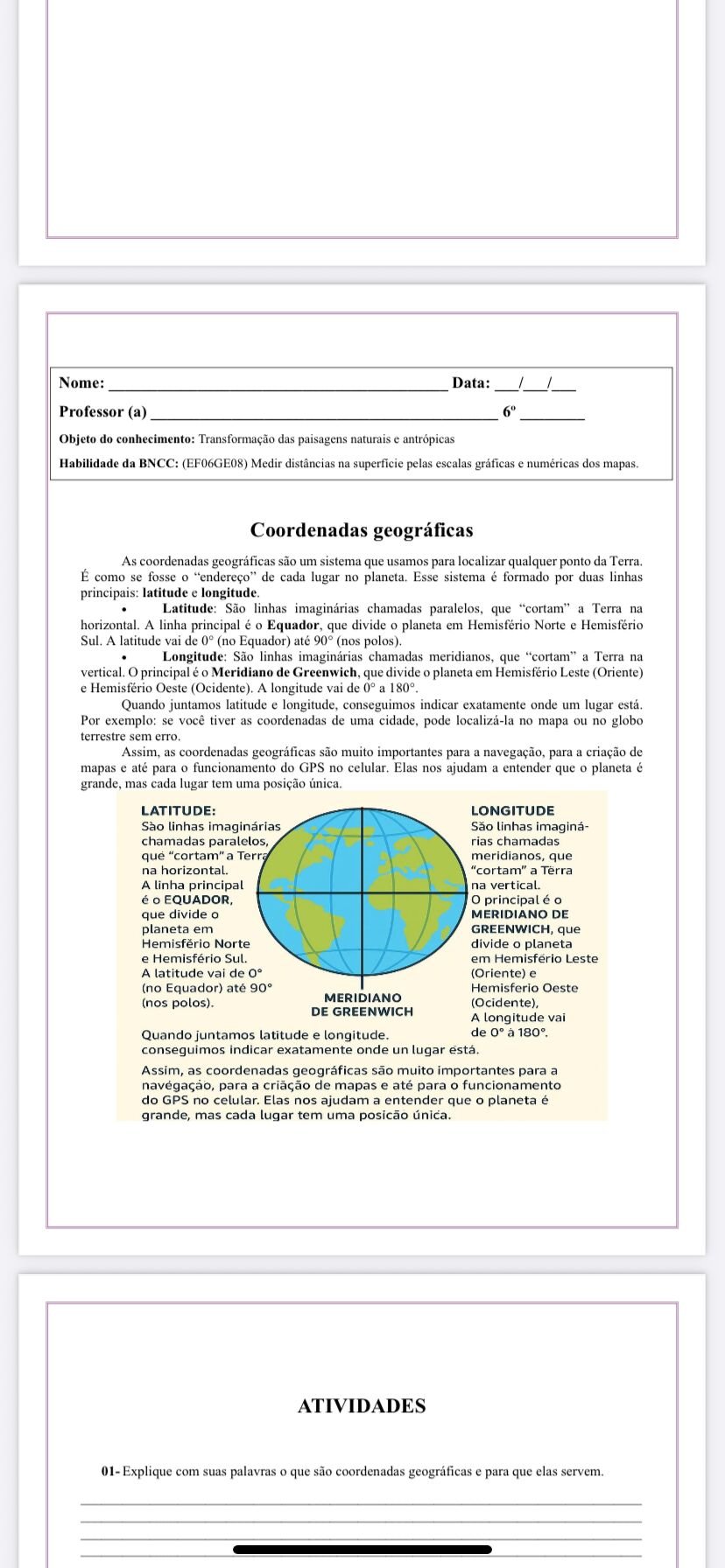 Apostila de Geografia 6 ao 9 ano - Imagem 2