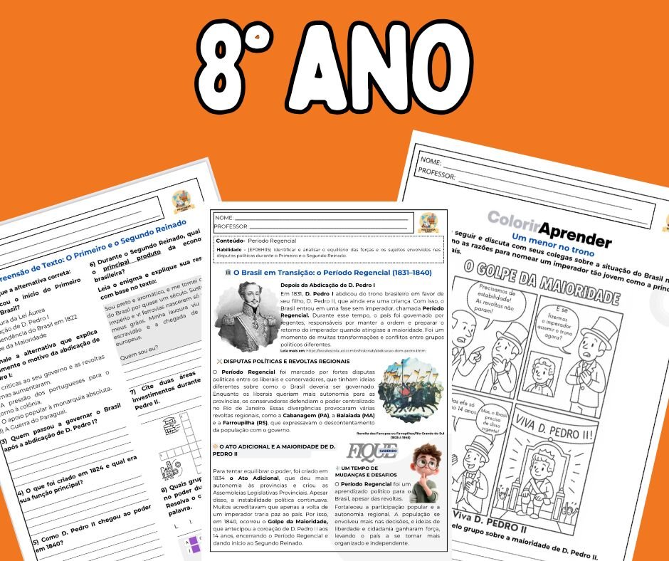 Apostila de História Lúdica 8 ano