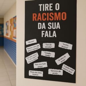 Mural - Tire o Racismo de sua fala GRÁTIS