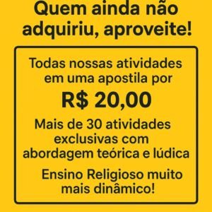 Combo Ensino Religioso - Atividades Itinerantes