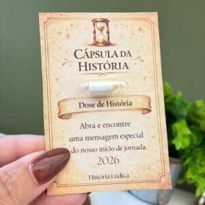 Cápsula da História - cartão boas vindas 2026