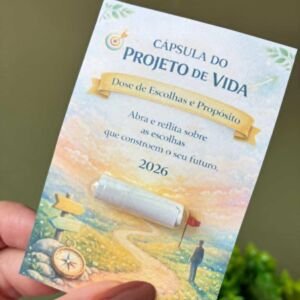 Cápsula de  Projeto de Vida– cartão boas vindas 2026