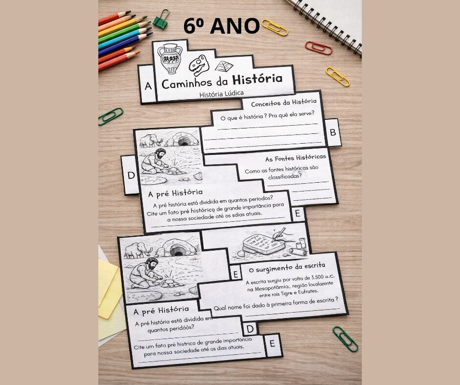 Caminhos da história atividade 6⁰ ano
