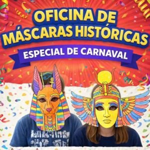 Oficina de Máscaras especial de carnaval