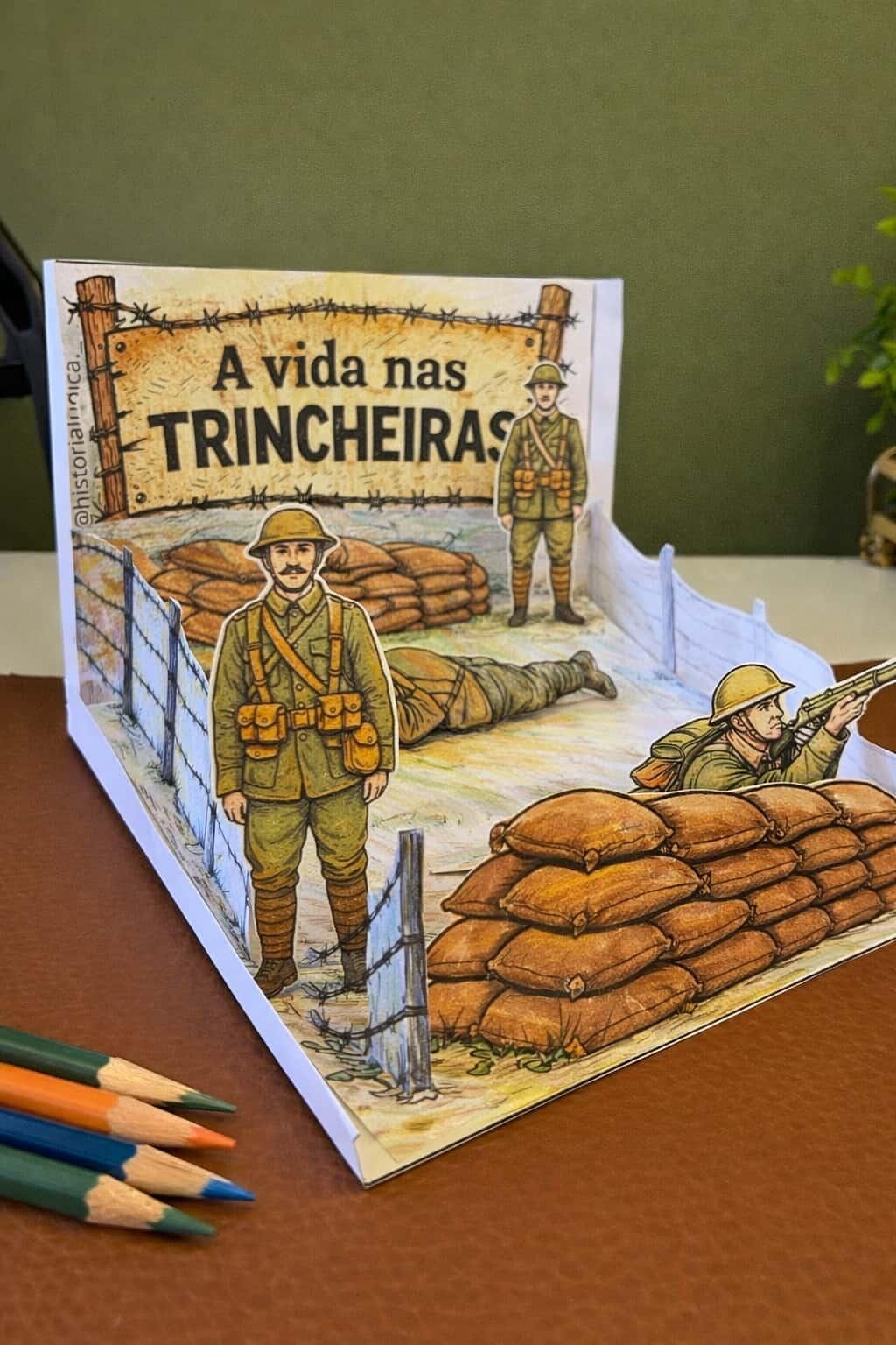 Maquete Trincheiras - Imagem 2