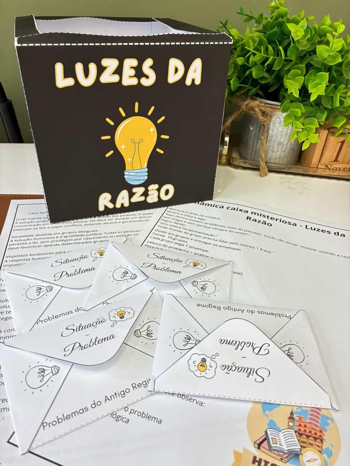 Caixa Misteriosa - Luzes da Razão - Iluminismo