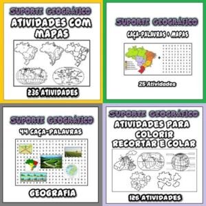 Combo 431 Atividades de Geografia
