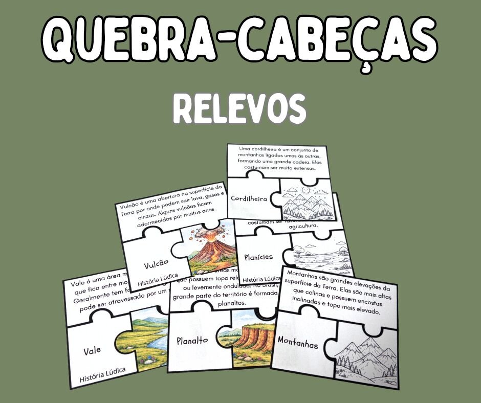 Quebra-cabeças Relevo