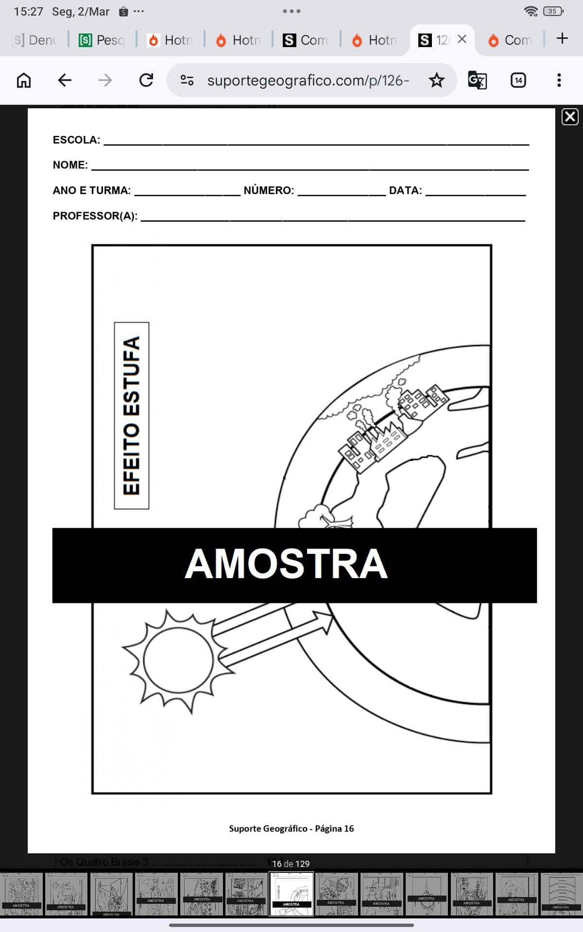 Combo 431 Atividades de Geografia - Imagem 5