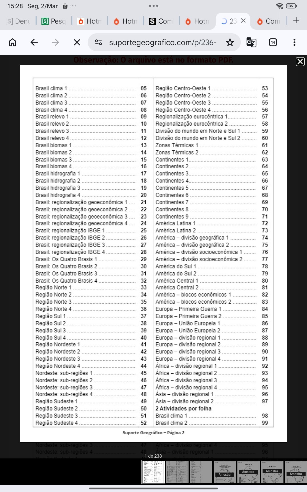 Combo 431 Atividades de Geografia - Imagem 7