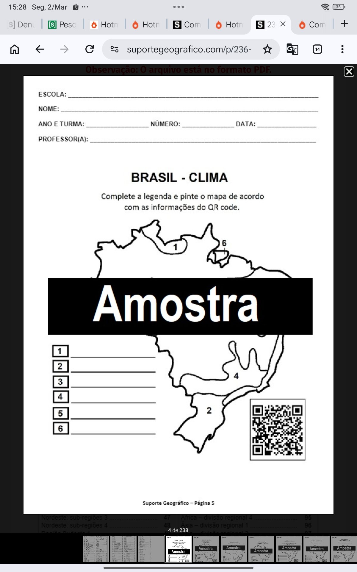 Combo 431 Atividades de Geografia - Imagem 12