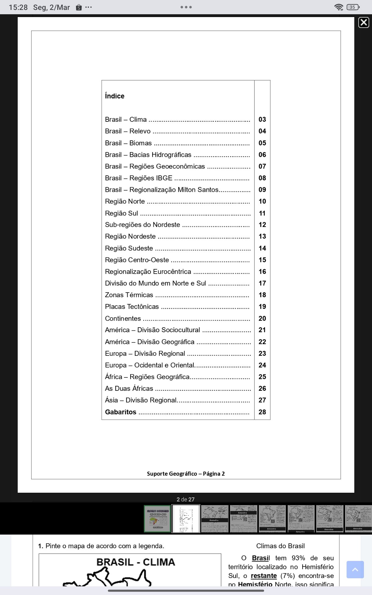 Combo 431 Atividades de Geografia - Imagem 8