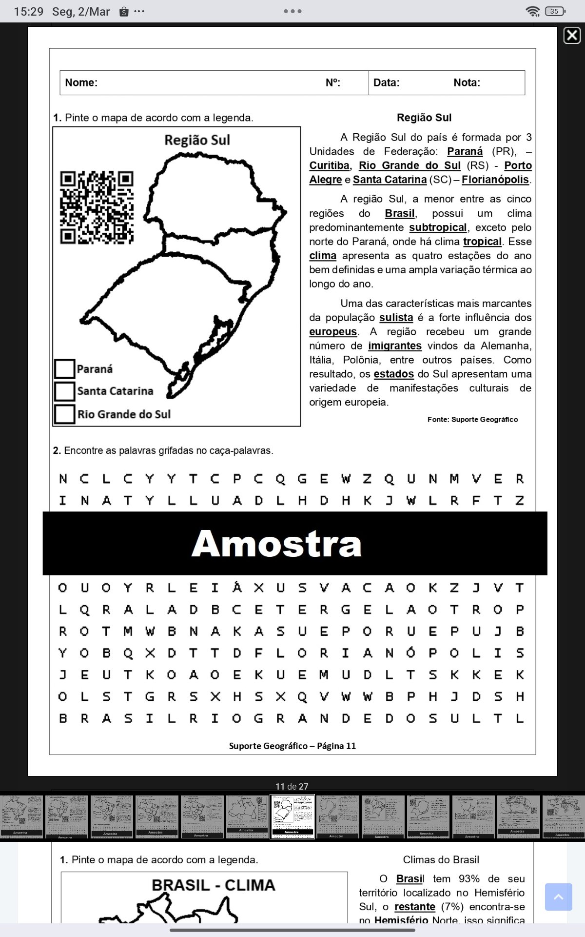 Combo 431 Atividades de Geografia - Imagem 14