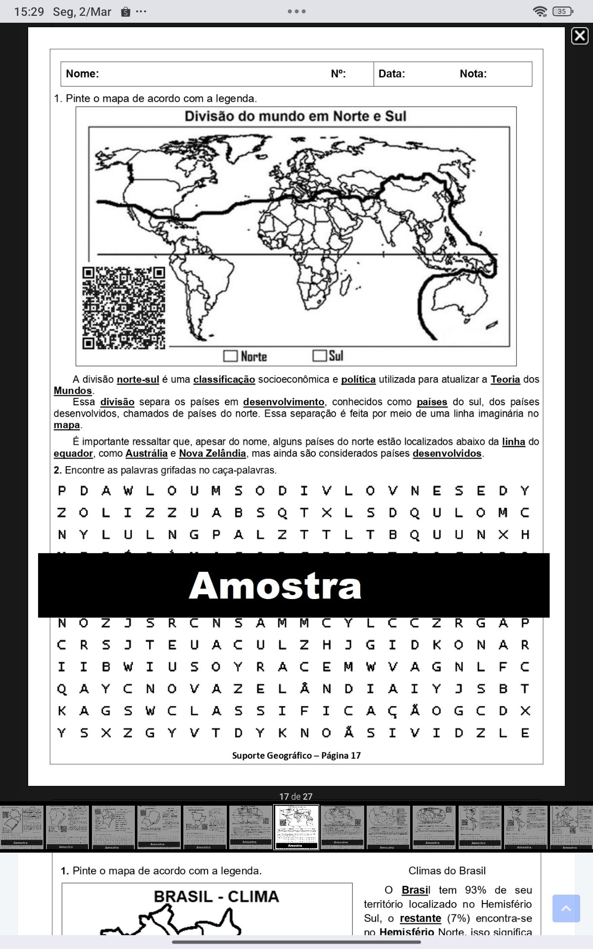 Combo 431 Atividades de Geografia - Imagem 15