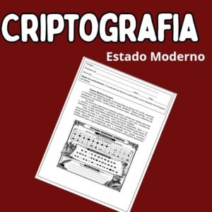 ATIVIDADE LÚDICA – ESTADO MODERNO COM CRIPTOGRAMA