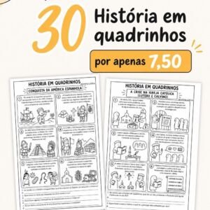30 História em quadrinhos 6⁰ ao 9⁰