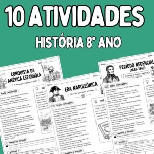 10 atividades de história 8⁰ ano