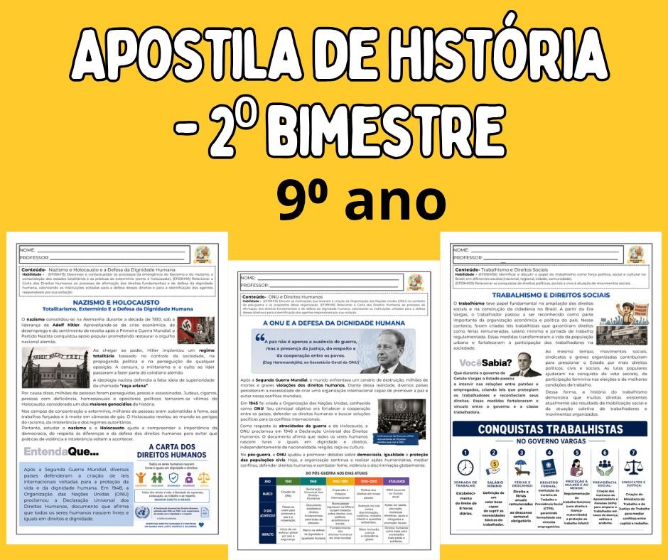 Apostila de história 9 ano – 2⁰ bimestre