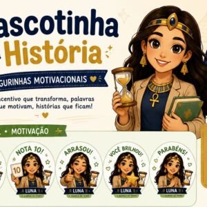 Figurinhas Mascotinha da história