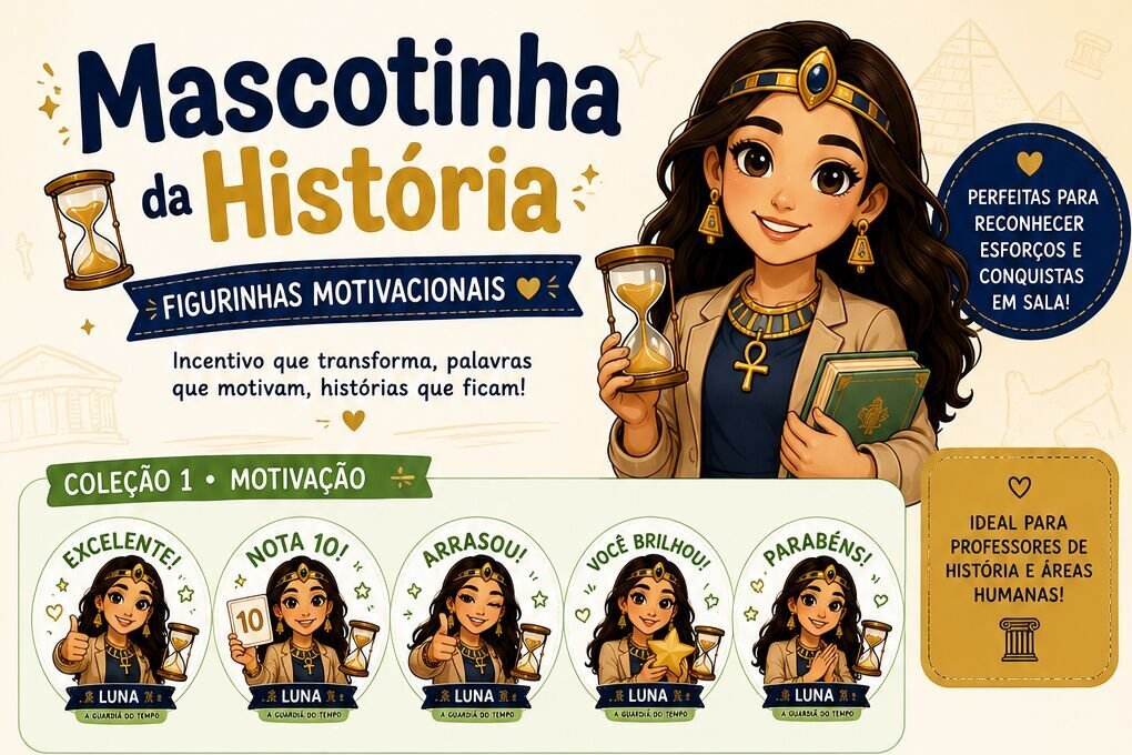 Figurinhas Mascotinha da história
