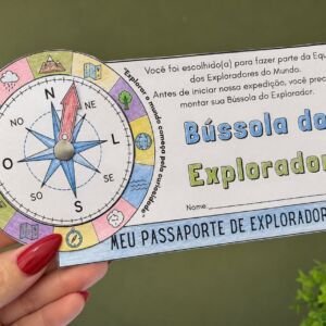 Atividade lúdica volta às aulas – Bússola do Explorador GEOGRAFIA