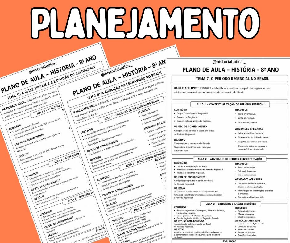 Combo Planos de aulas + atividades 8⁰ ano – 2⁰ Semestre - Imagem 2